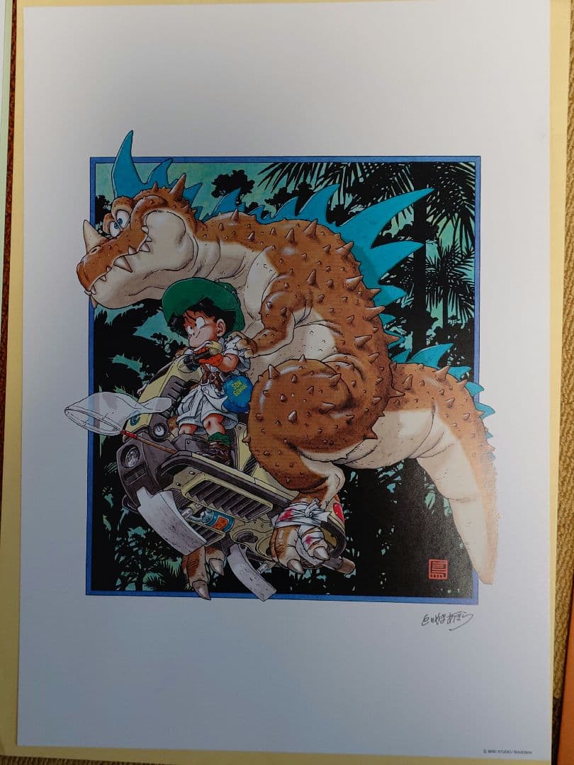 鳥山明の世界　複製原画ポスターB4サイズ5点セット　ドラゴンボール等