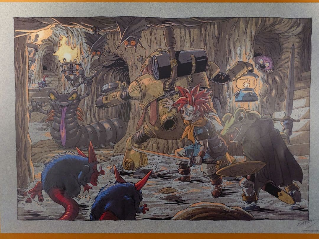 鳥山明の世界　複製原画ポスターB4サイズ5点セット　ドラゴンボール等