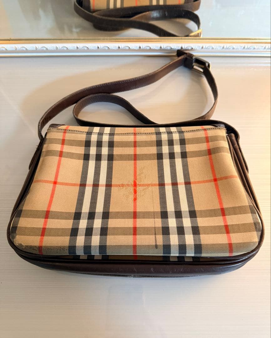 【nochiko さま専用】オールドバーバリー ショルダーバッグ