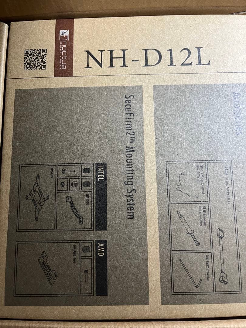 Noctua NH-D12L + NF-A1別売ファンセット 美品 即決