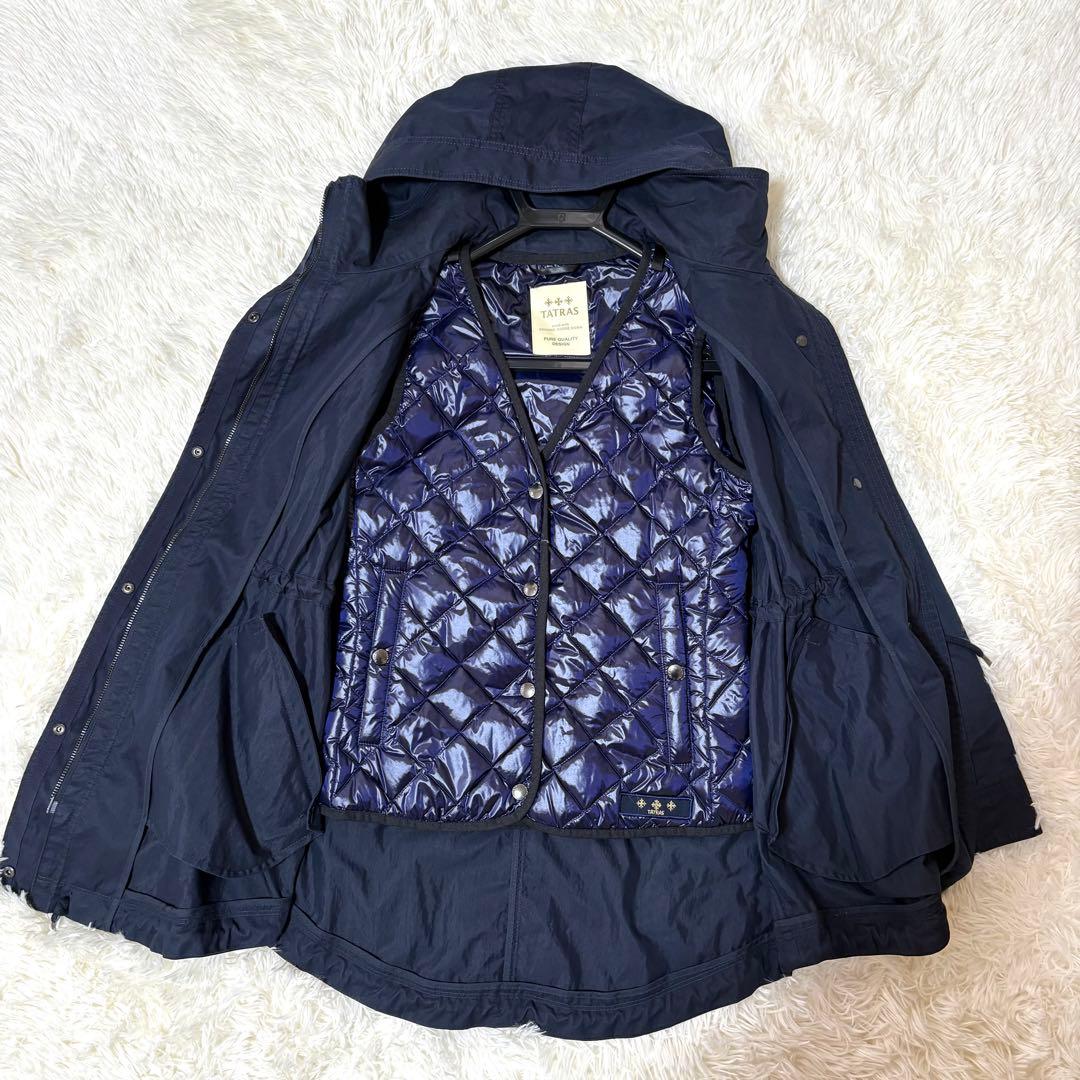 タトラス BERINA モッズコート ダウンベスト付き ジャケット Mサイズ