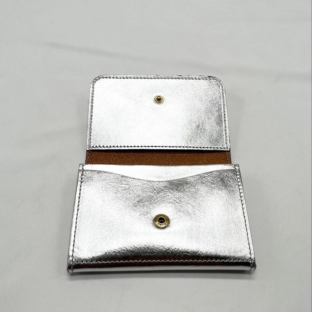【新品未使用】イルビゾンテ カードケース ☆ SILVER シルバー ☆