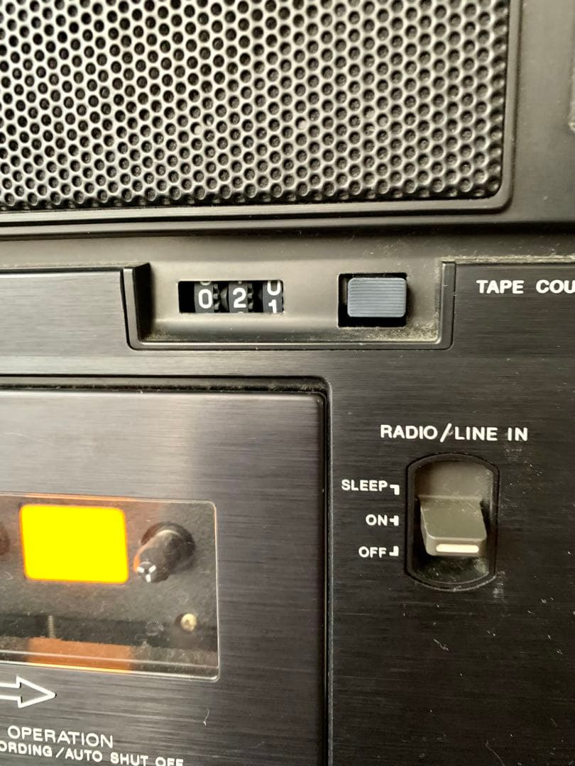 SONY CF 5950 スカイセンサー　コレクション品　テープ部　ベルト切れ