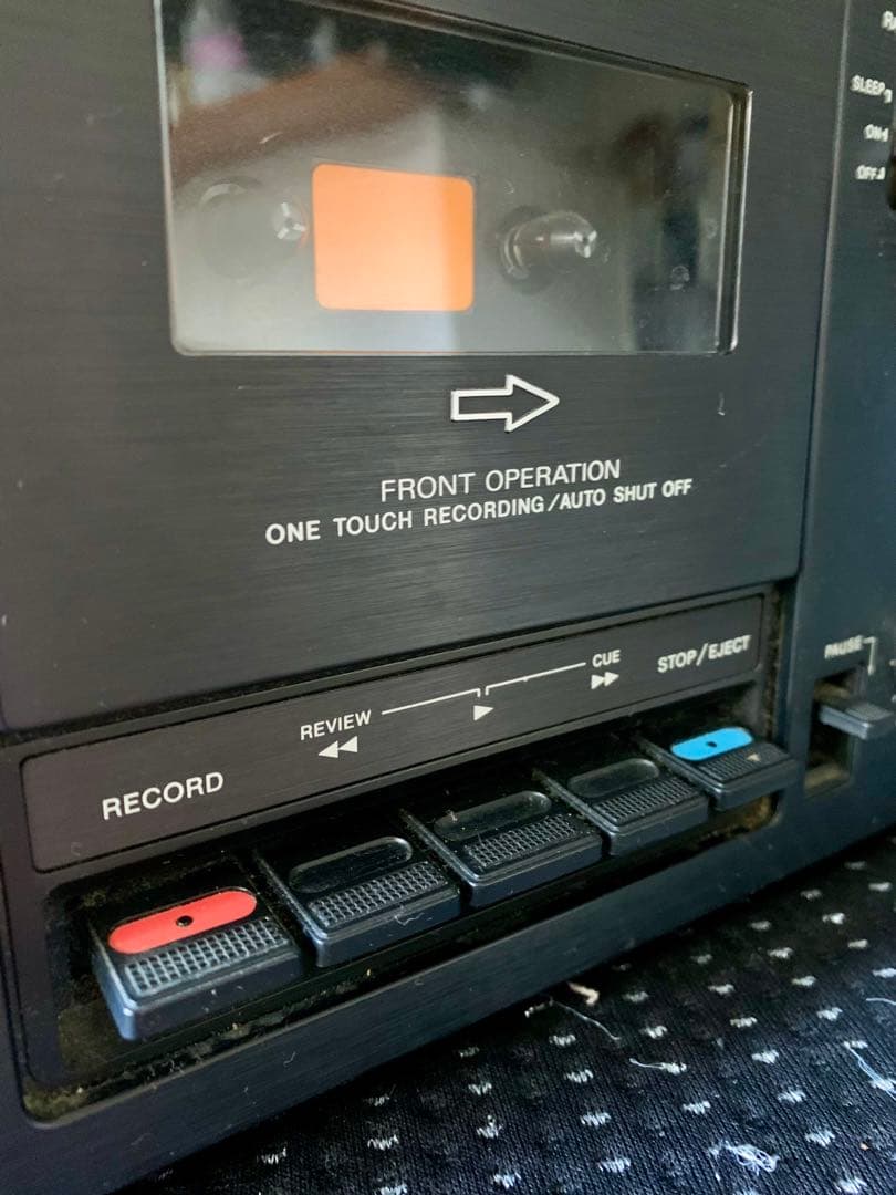 SONY CF 5950 スカイセンサー　コレクション品　テープ部　ベルト切れ