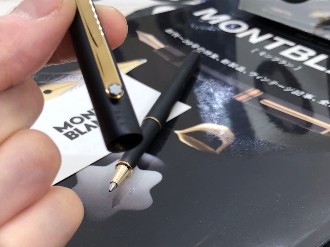 稀少軸！モンブラン★Sライン★生産数の少ないキャップ式ローラーボールNo2318