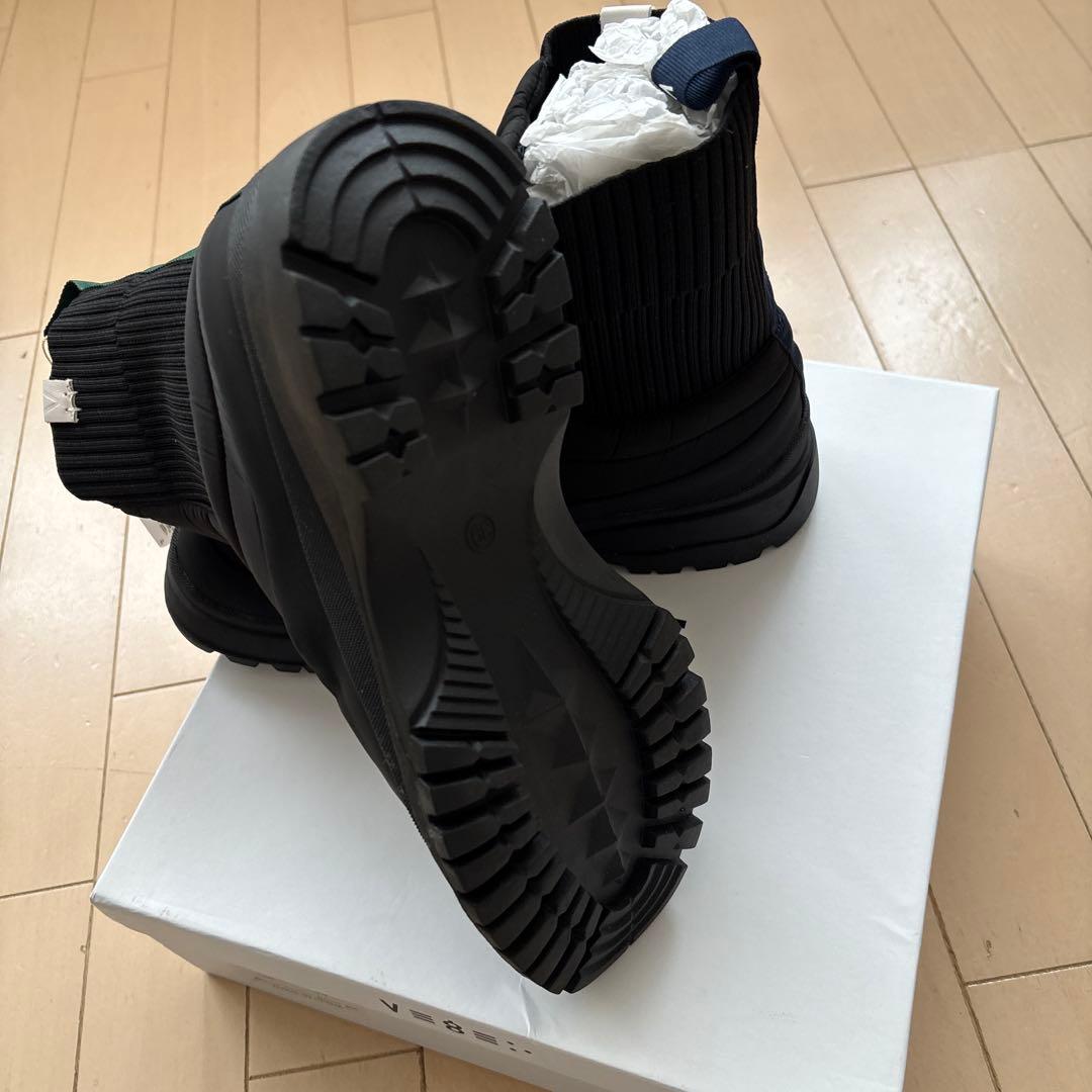 新品☆ブラック☆VEGE×nouerスノーブーツ☆定価２３０００円送料込