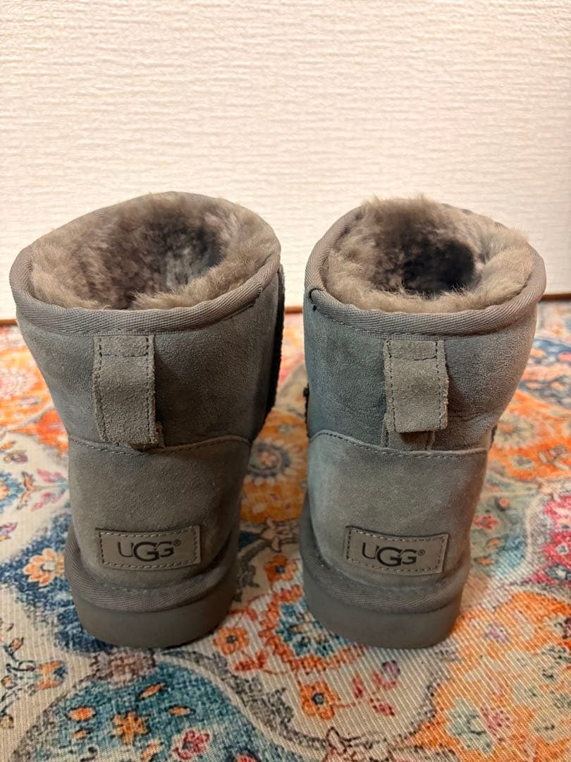 おーUGG アグ クラシックミニ II グレー 25cm (US 8)