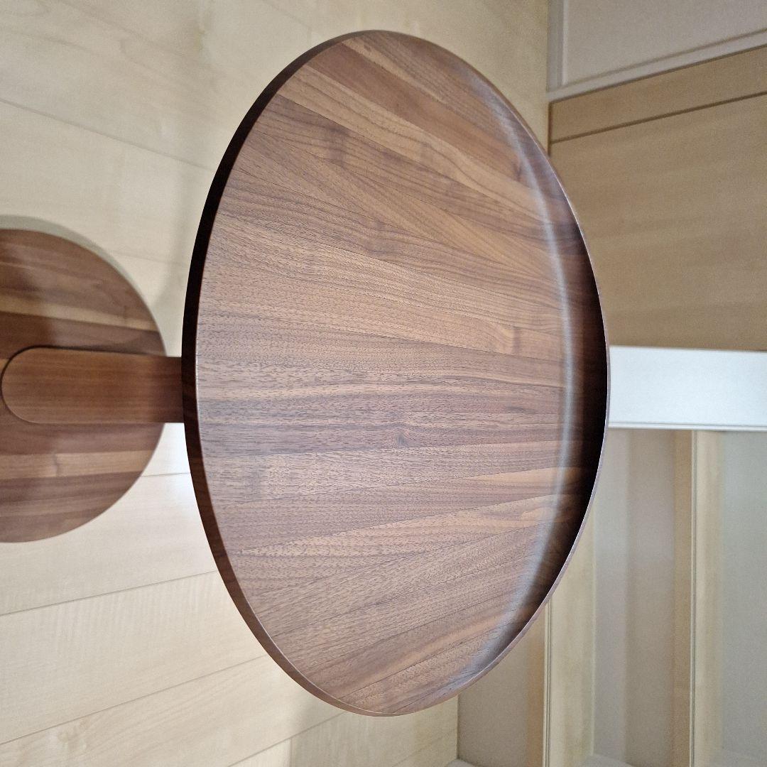 カリモク正規品 サイドテーブル TUO107 天然木ウォールナット材ナチュラル色