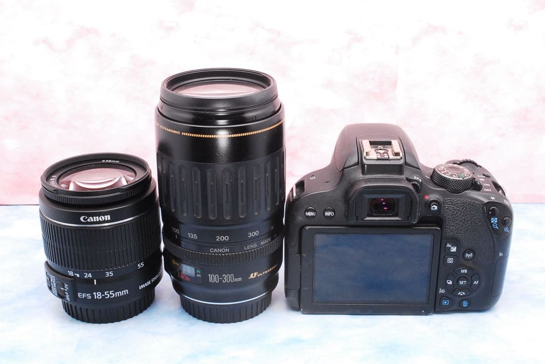 キャノン Kiss X9i☆スマホ転送☆一眼レフカメラ☆手ぶれ補正＆超望遠