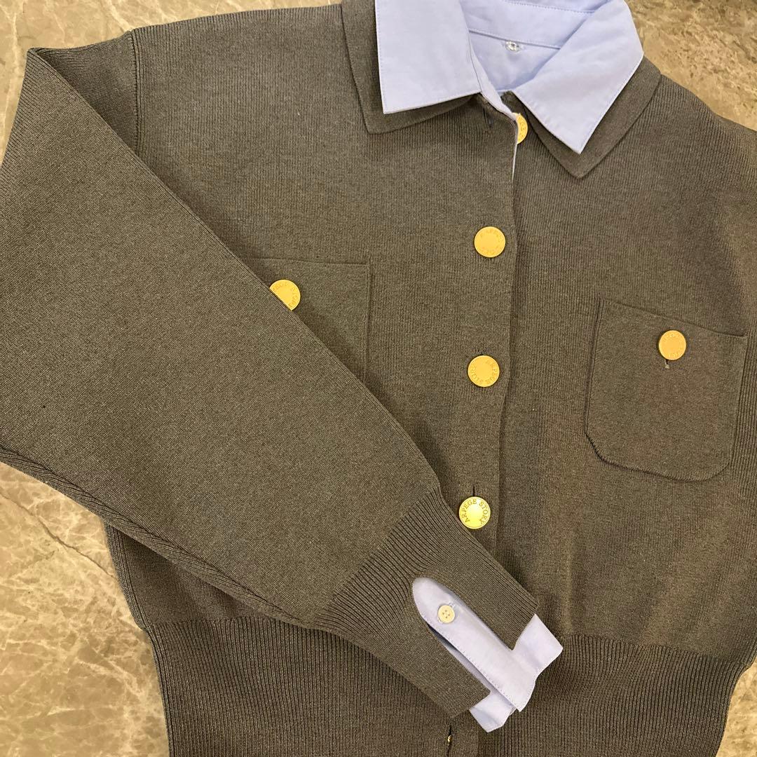 Arpege story シャツドッキングカーディガン