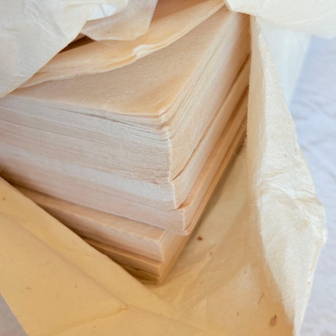 古い高級半紙　書道　昭和レトロ