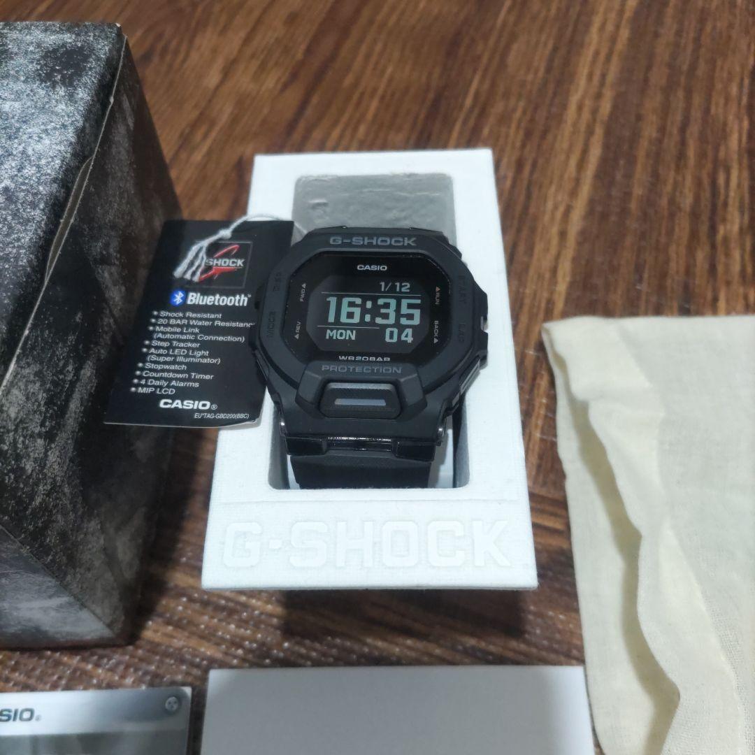 G-SHOCK デジタル腕時計 モデル3506 ブラック　GBD-200-1ER