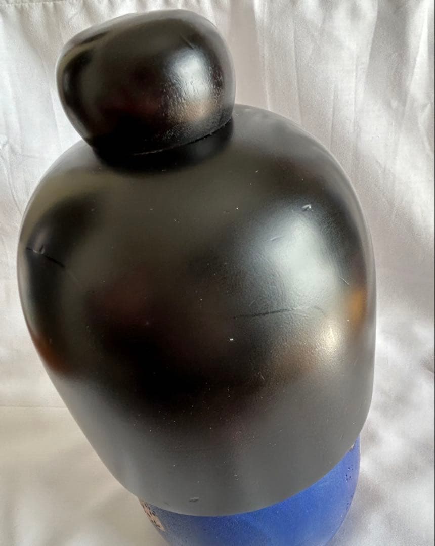 高見沢一夫 かずを こけし 憧憬 特大 工芸品 民芸品 童女 着物 青