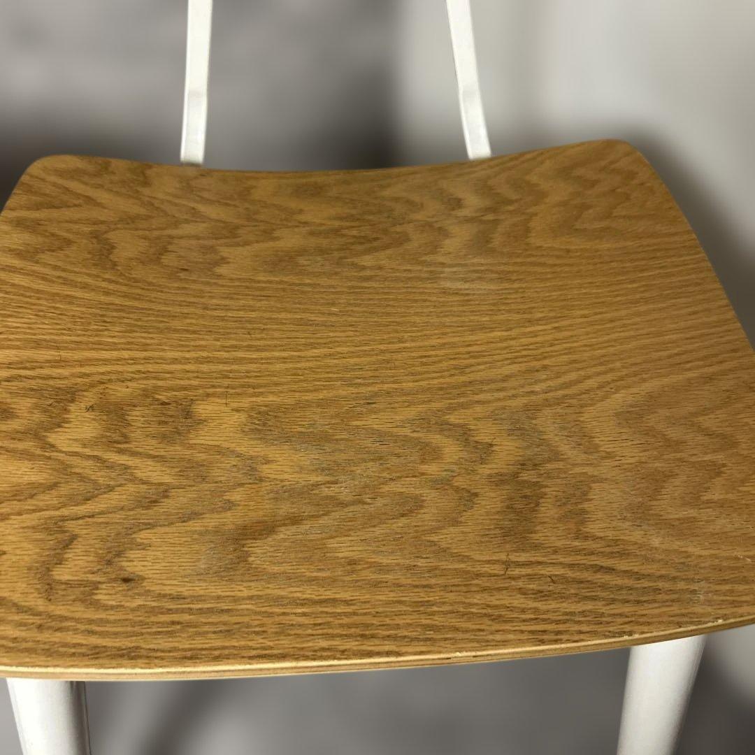 ダイニングチェア　ナチュラル　ホワイト　学習椅子　北欧