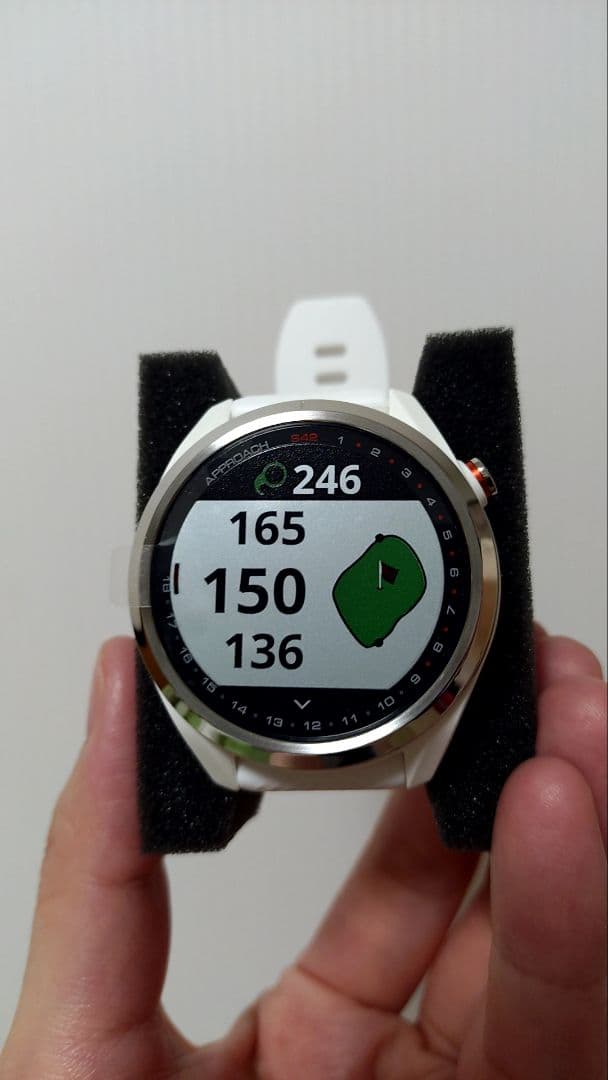 【新品・未使用】GARMIN Approach S42 ホワイト/シルバー