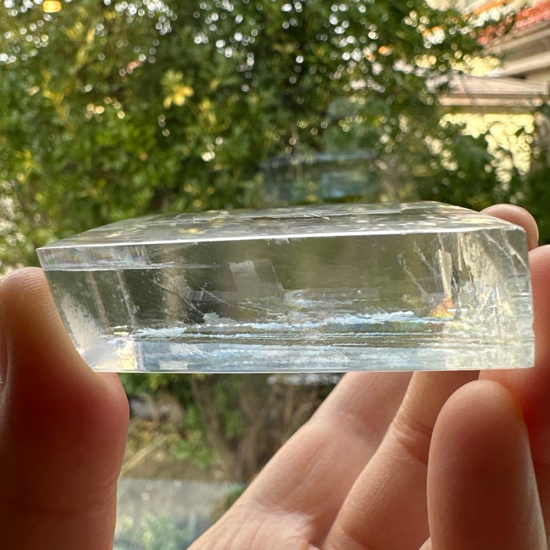 カルサイト　高品質　虹　プリズム　プリズムレインボーカルサイト