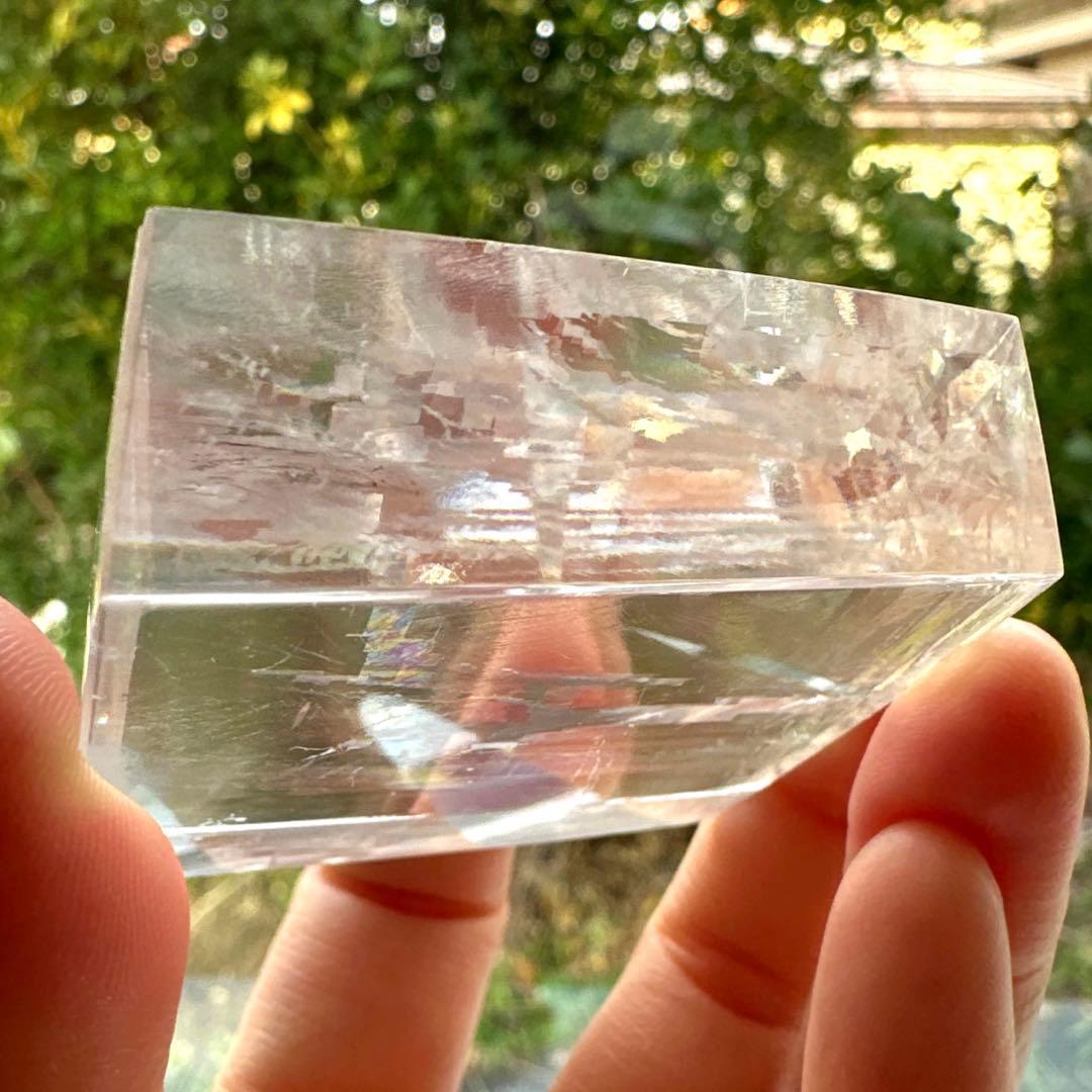 カルサイト　高品質　虹　プリズム　プリズムレインボーカルサイト