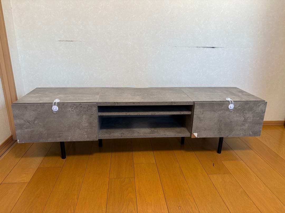 RASIK テレビ台 ストーングレー 150cm 解体済【送料込】
