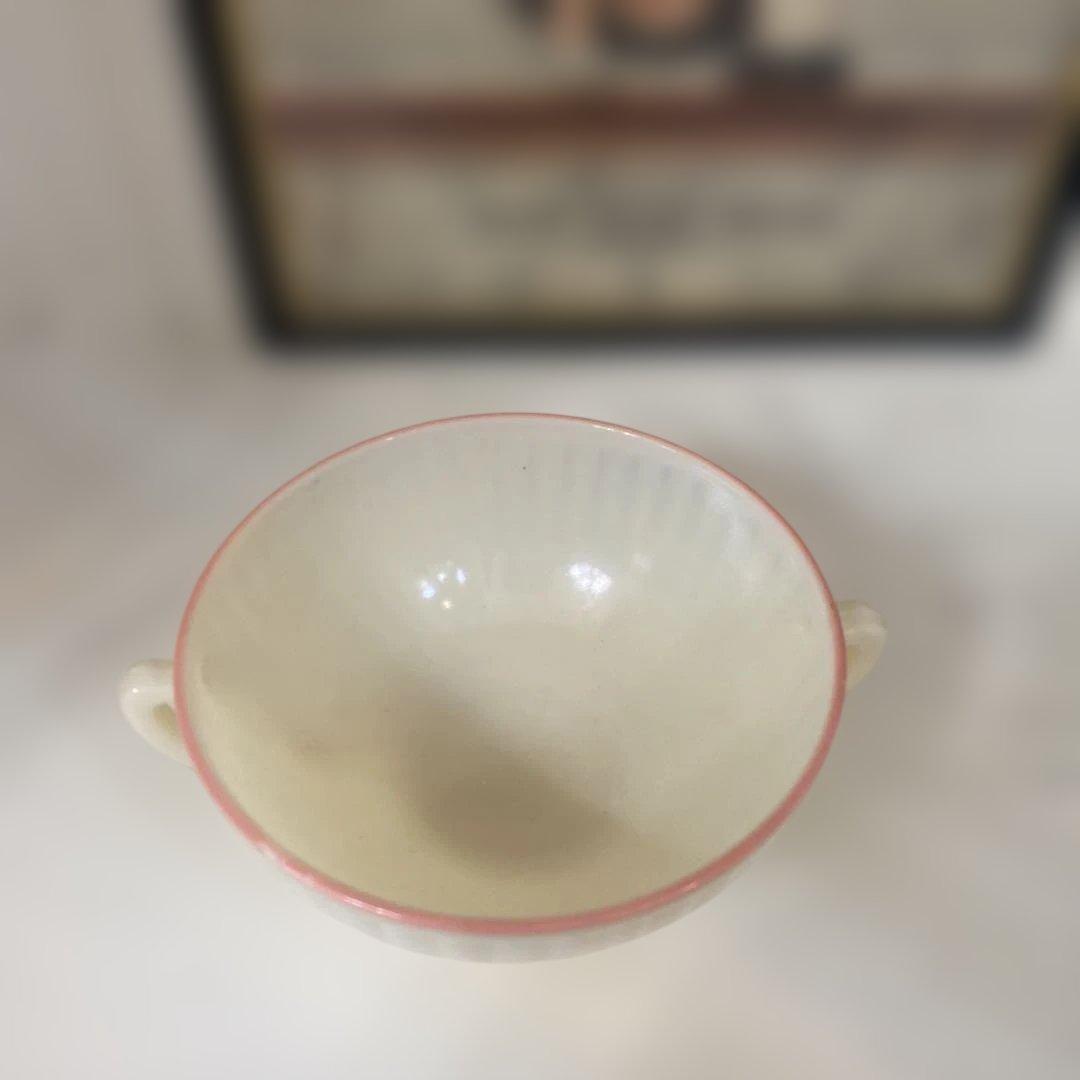 マクベスエバンス　パステルバンド　スープカップ　レア