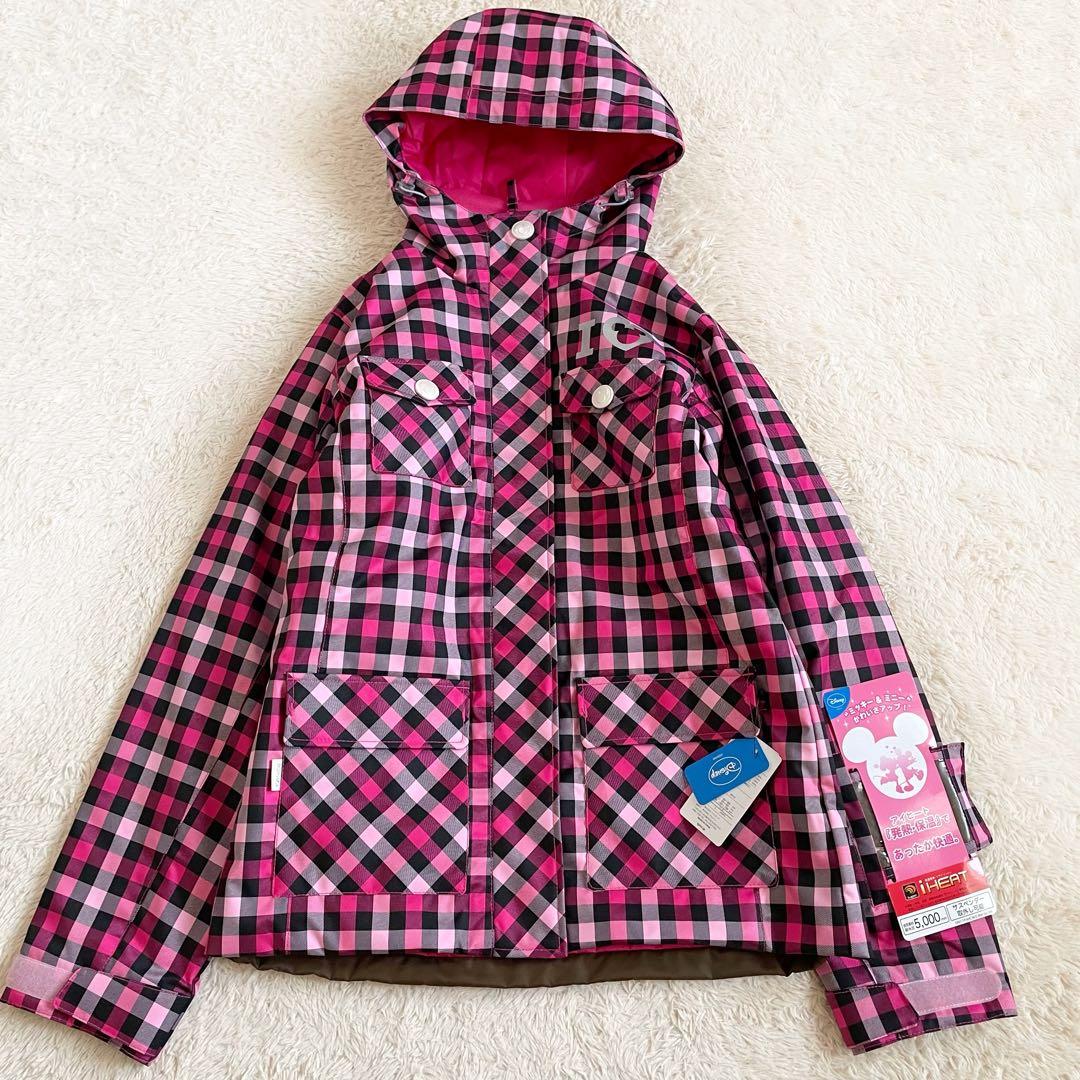 極美品　IGNIO スキーウェア　ボードウェア　チェック　限定ディズニーコラボ