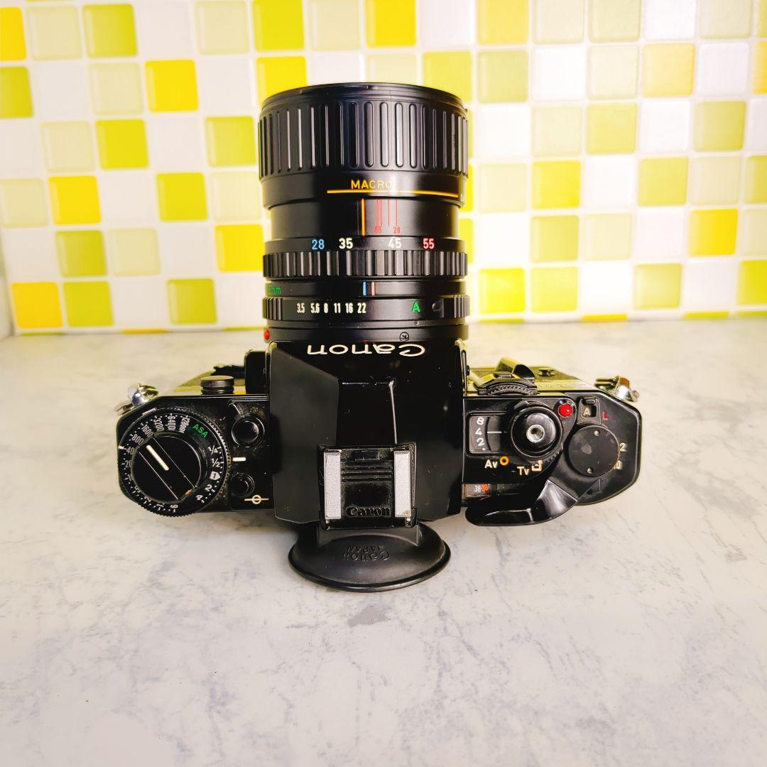 動作品★ Canon A-1 フィルム一眼レフカメラ レンズキット