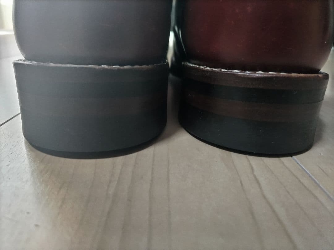 値下げ REDWING 8166 9D 半円犬タグ 赤茶