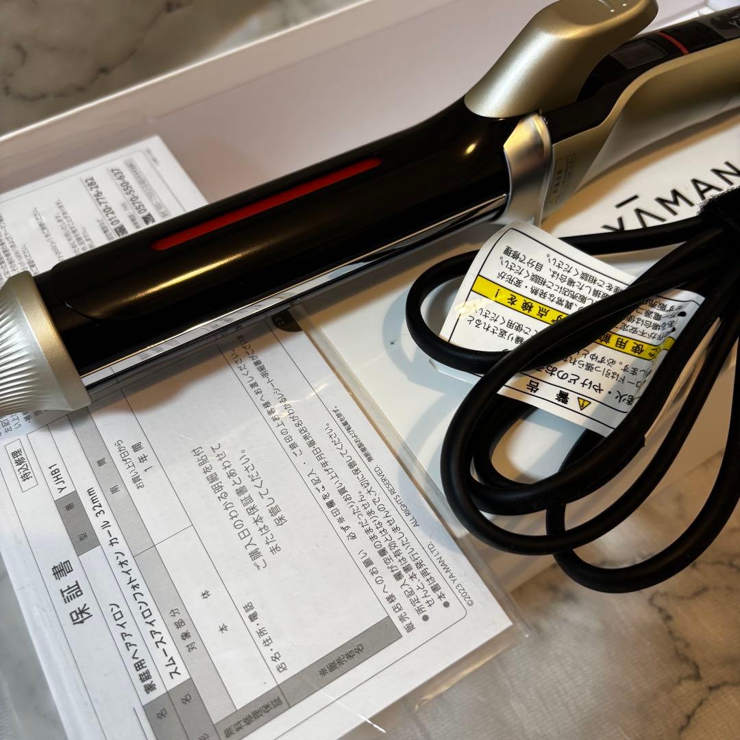 【新品】ヤーマン スムースアイロンフォトイオン カール 32mm YJHB1N