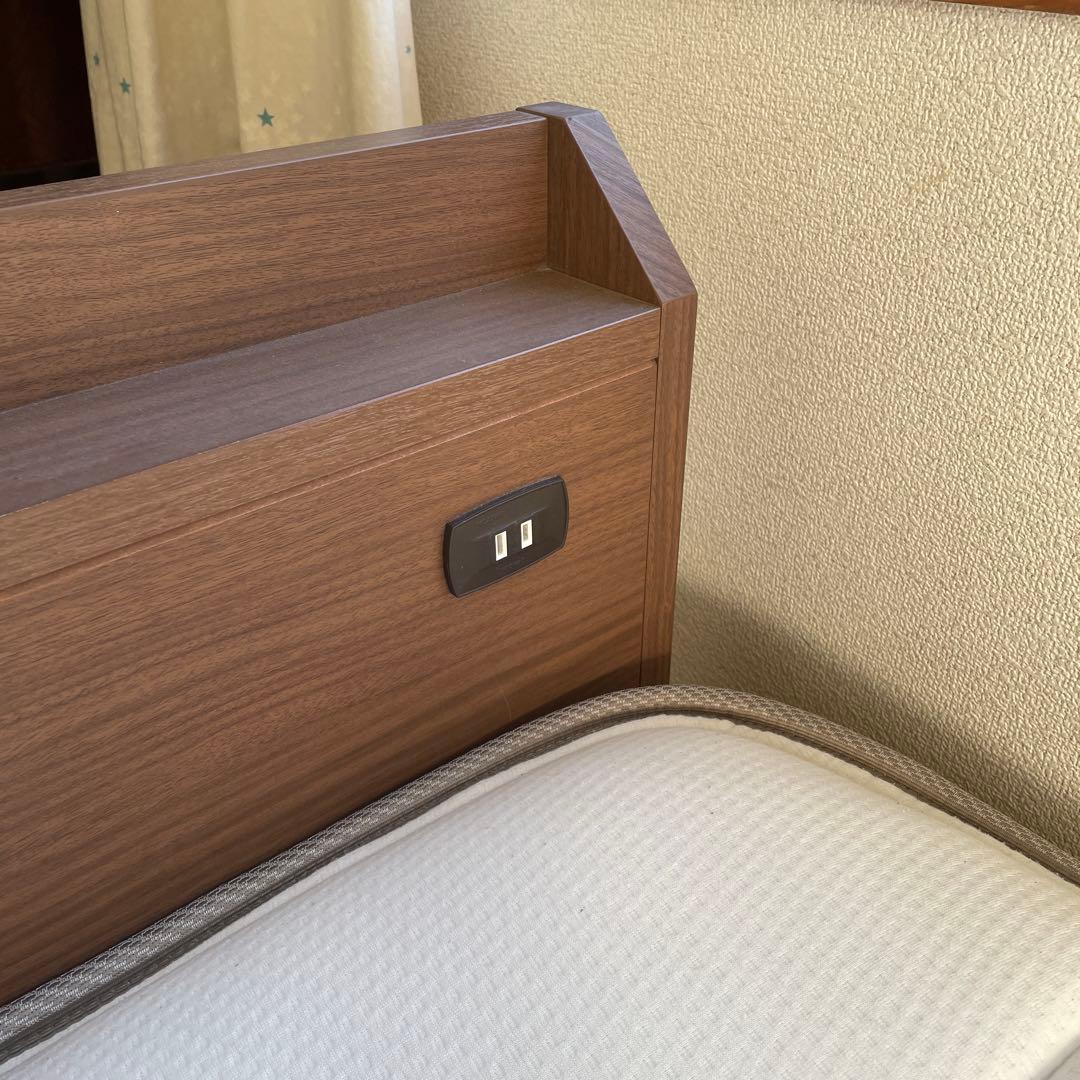 ニトリ　収納付シングルベッド　マットレス付き