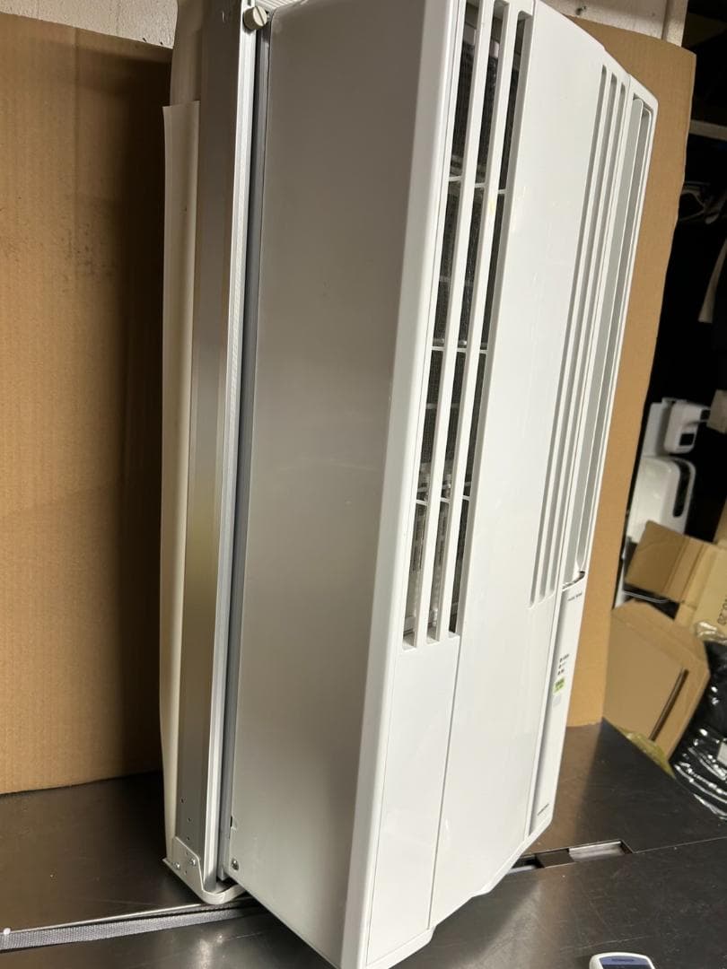 美品 2023年 コロナ窓用エアコン CW-F1623R 枠 リモコン付き/O