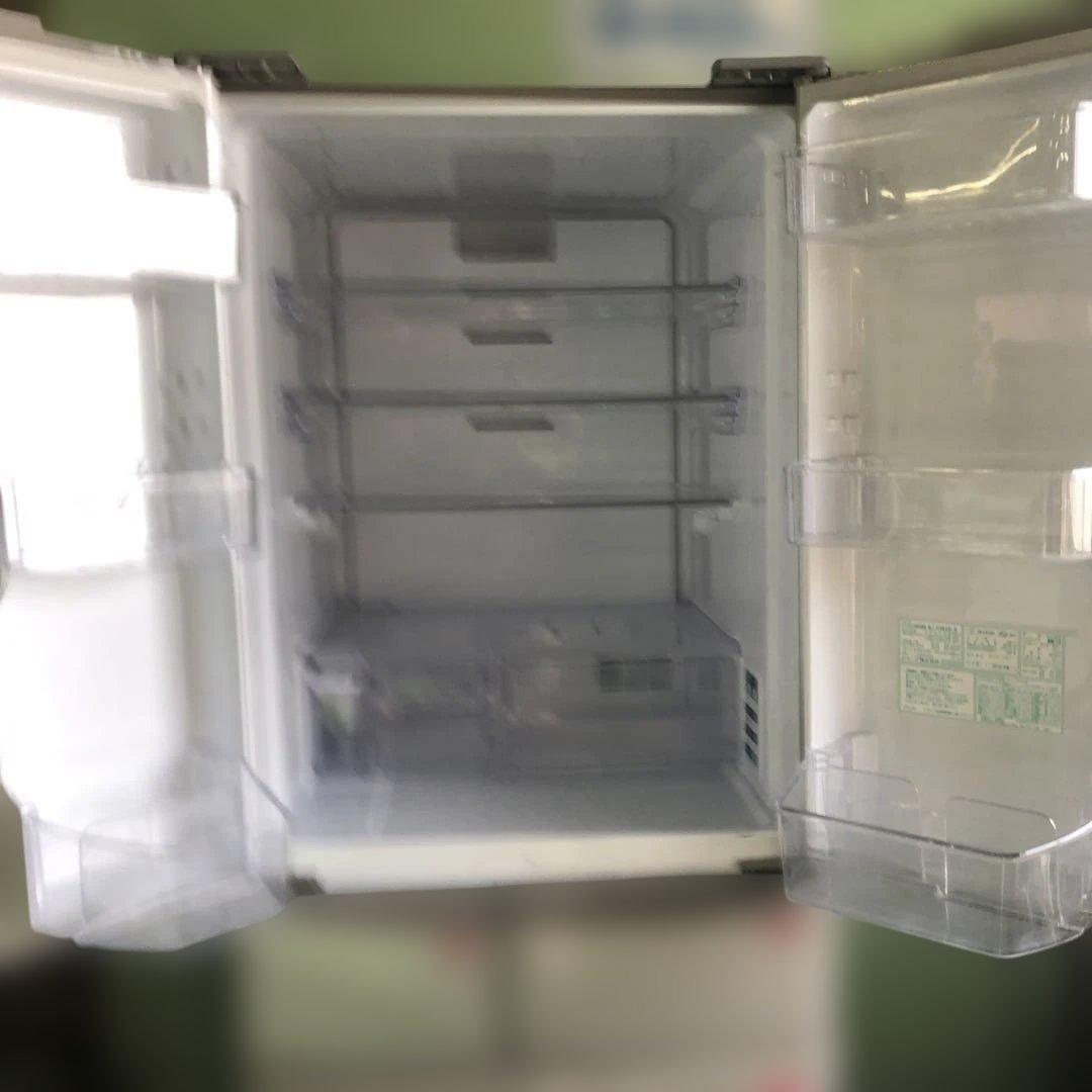 SHARP シルバー 大型冷蔵庫 下部冷凍室付き 冷蔵庫 455L