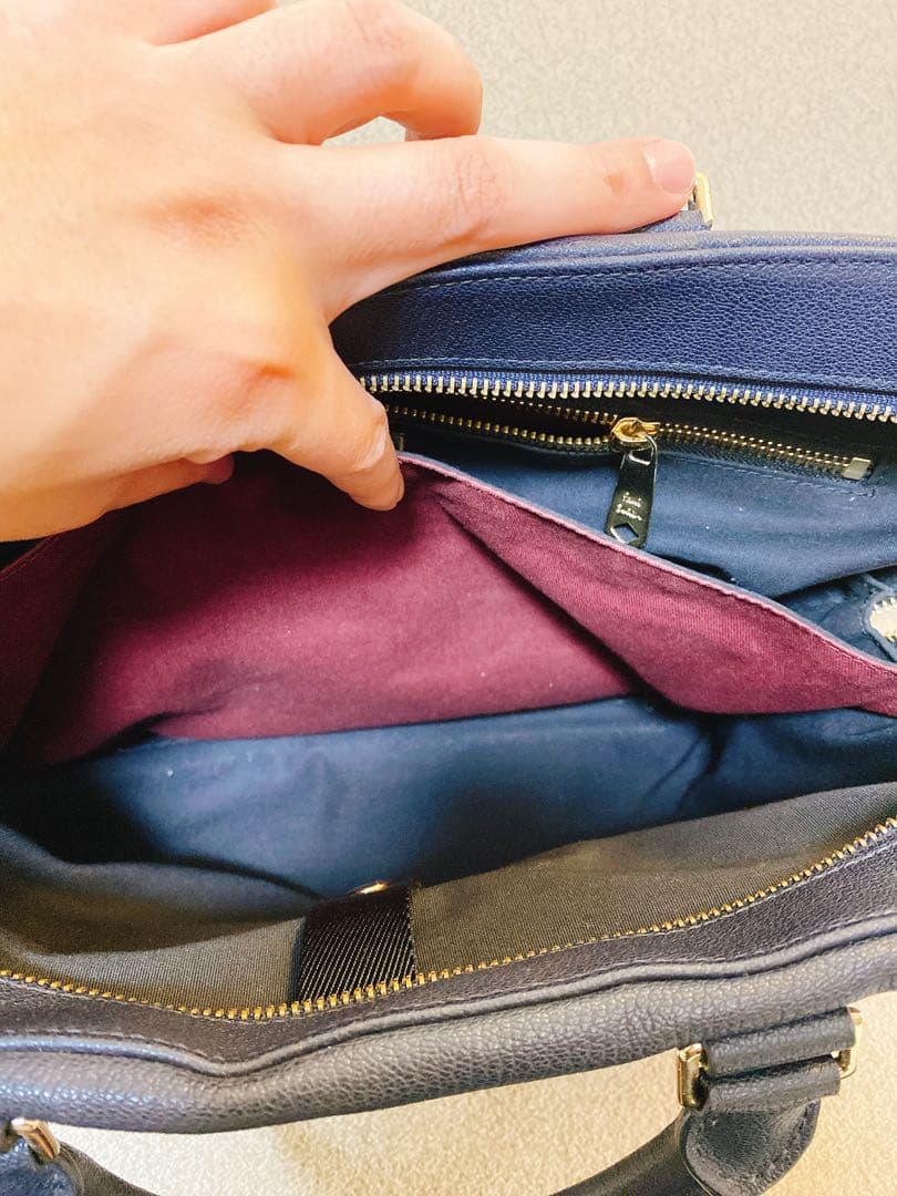 ポールスミス　ブリーフケース　ビジネスバッグ　マルチストライプ