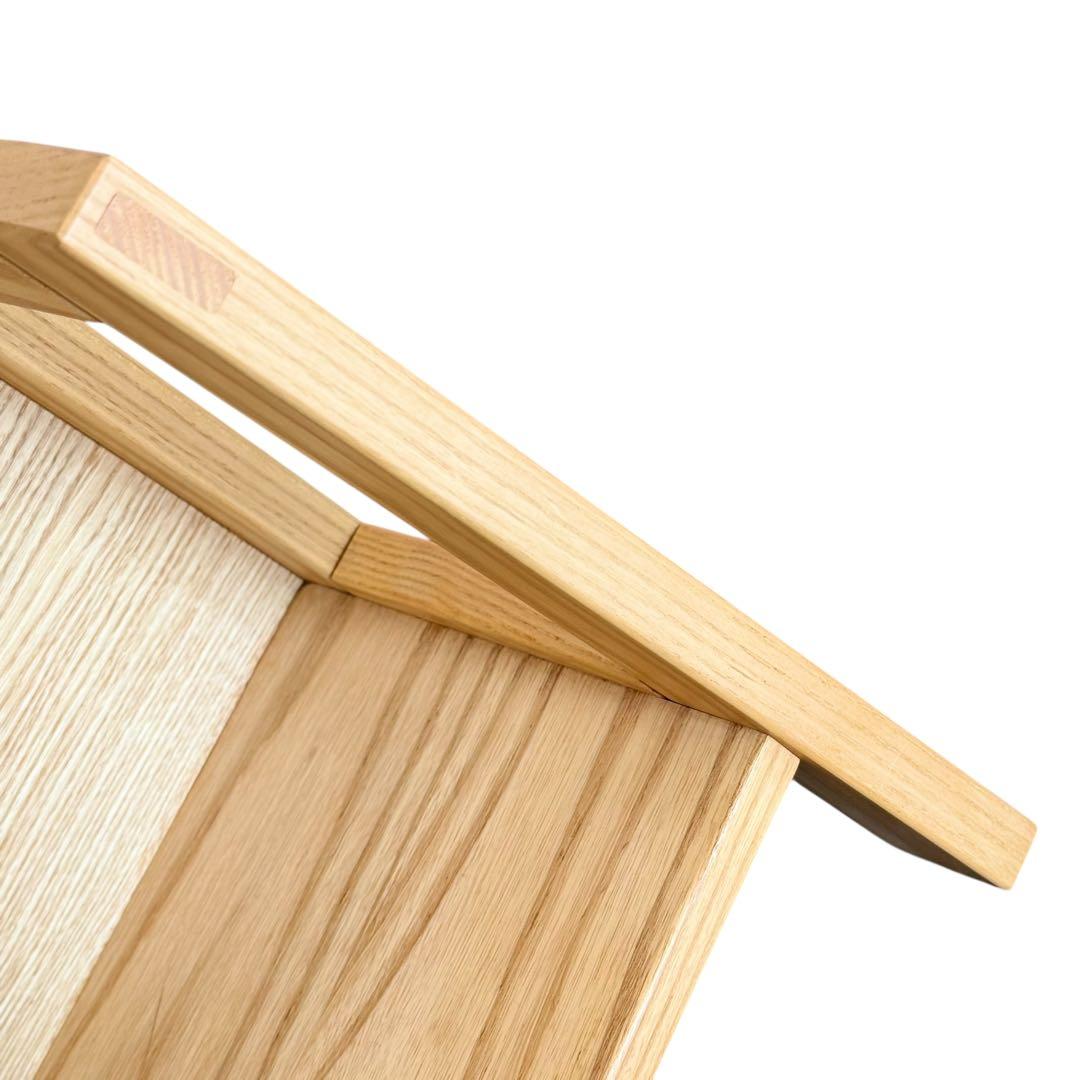 HR927 カリモク　karimoku 木製 ブックスタンド 本立て 天然木