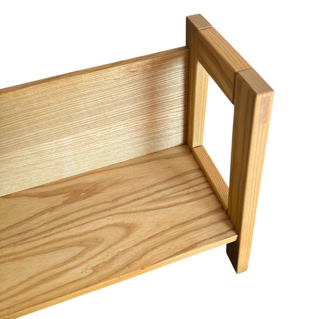 HR927 カリモク　karimoku 木製 ブックスタンド 本立て 天然木