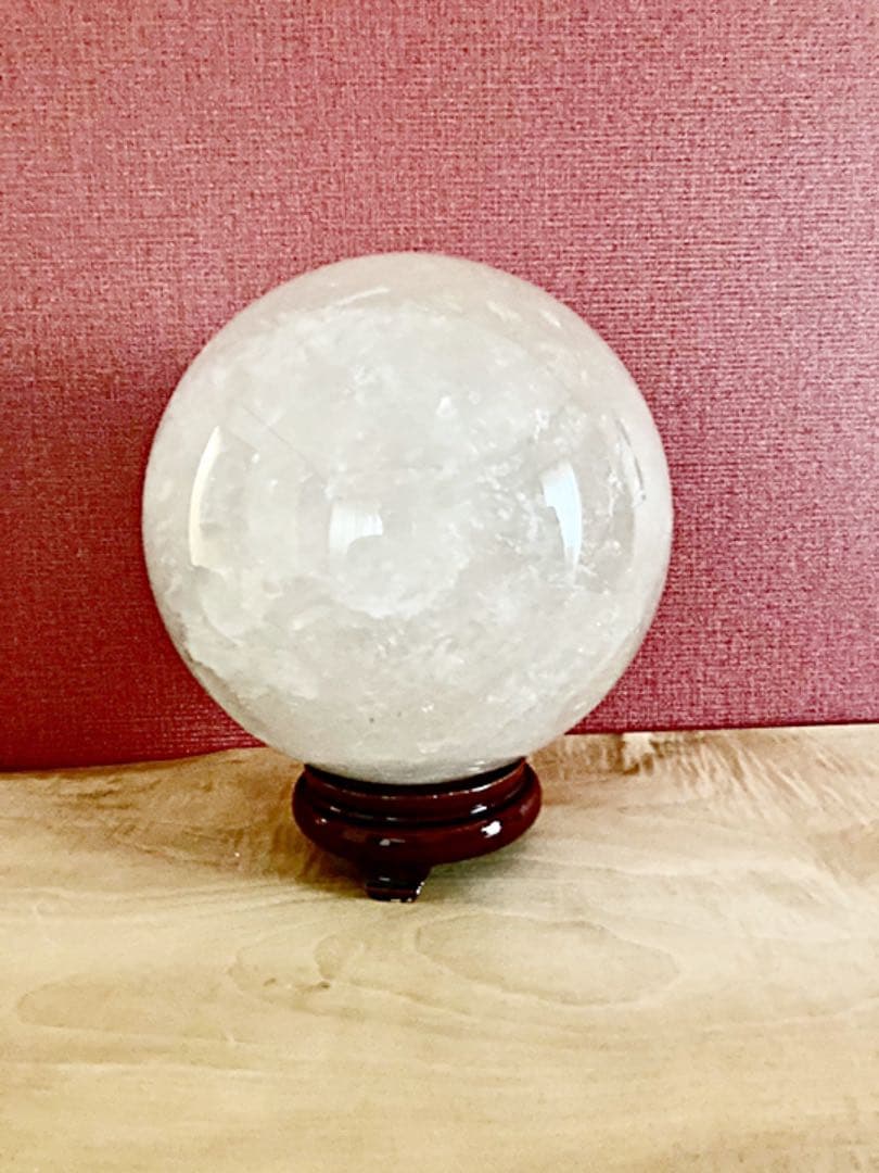 ⭐️特大⭐️ヒマラヤ水晶玉⭐️虹入⭐️水晶ブレスレット⭐️水晶ネックレス⭐️水晶数珠⭐️