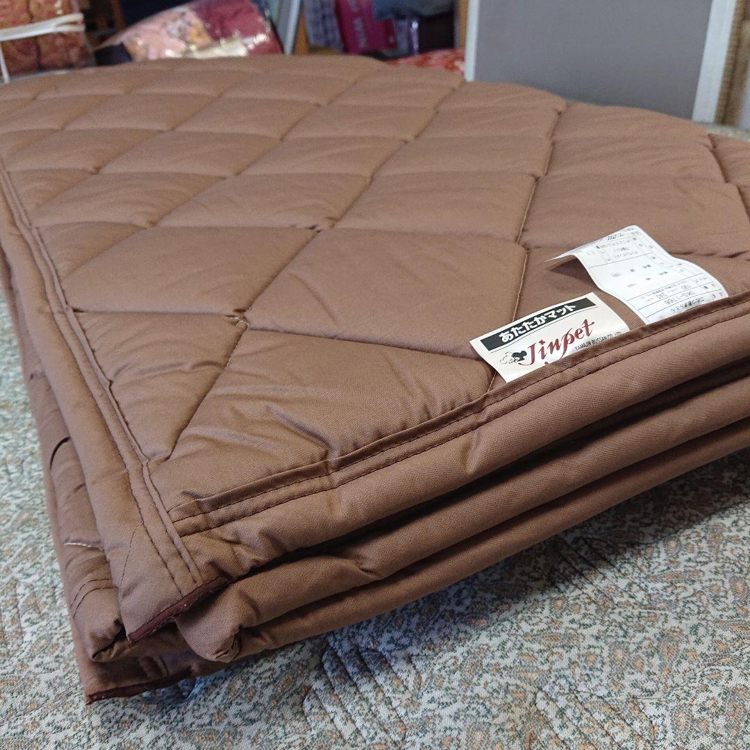 こたつ敷ふとん　キルト長方形190✕240cmブラウン