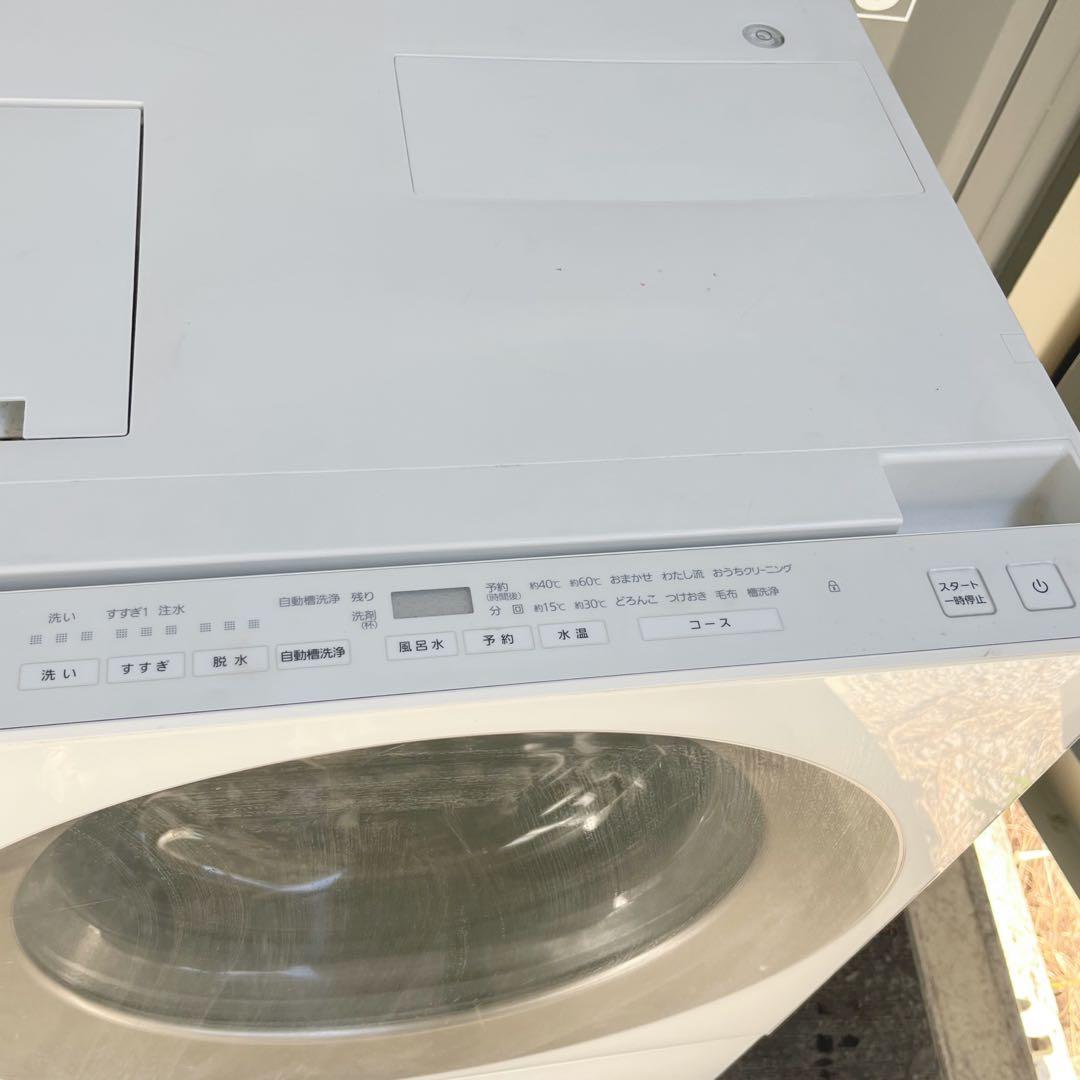 366取付無料！パナソニック キューブル 温水泡洗浄 おしゃれデザイン洗濯機