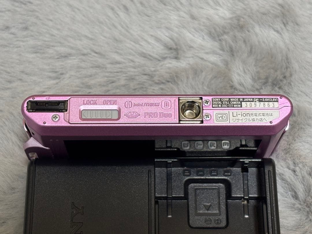 SONY Cyber-shot DSC-T77 ピンク