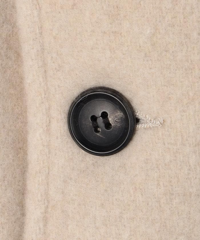 DANTON ダントン ウールパイル 丸襟ジャケット レディース