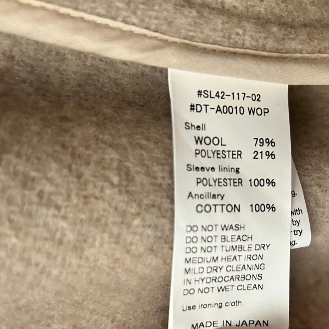 DANTON ダントン ウールパイル 丸襟ジャケット レディース