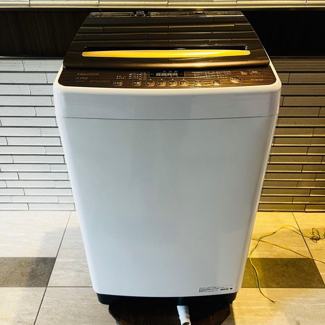 【引き】大阪無料配送 Hisense HW-DG80A 8kg 2022年製✨
