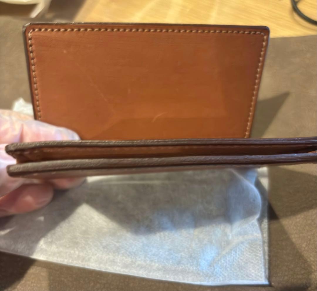 「Hans Oster ハンスオスター」名刺入れ&カードケース（ブラウン：新品）