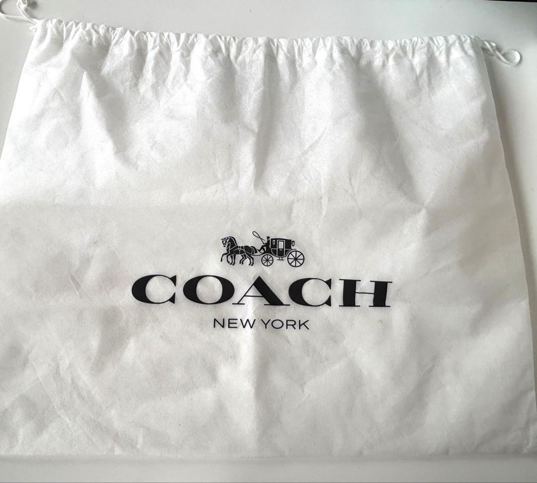 COACH コーチ レザー×ストロー カゴバッグ トート 大容量