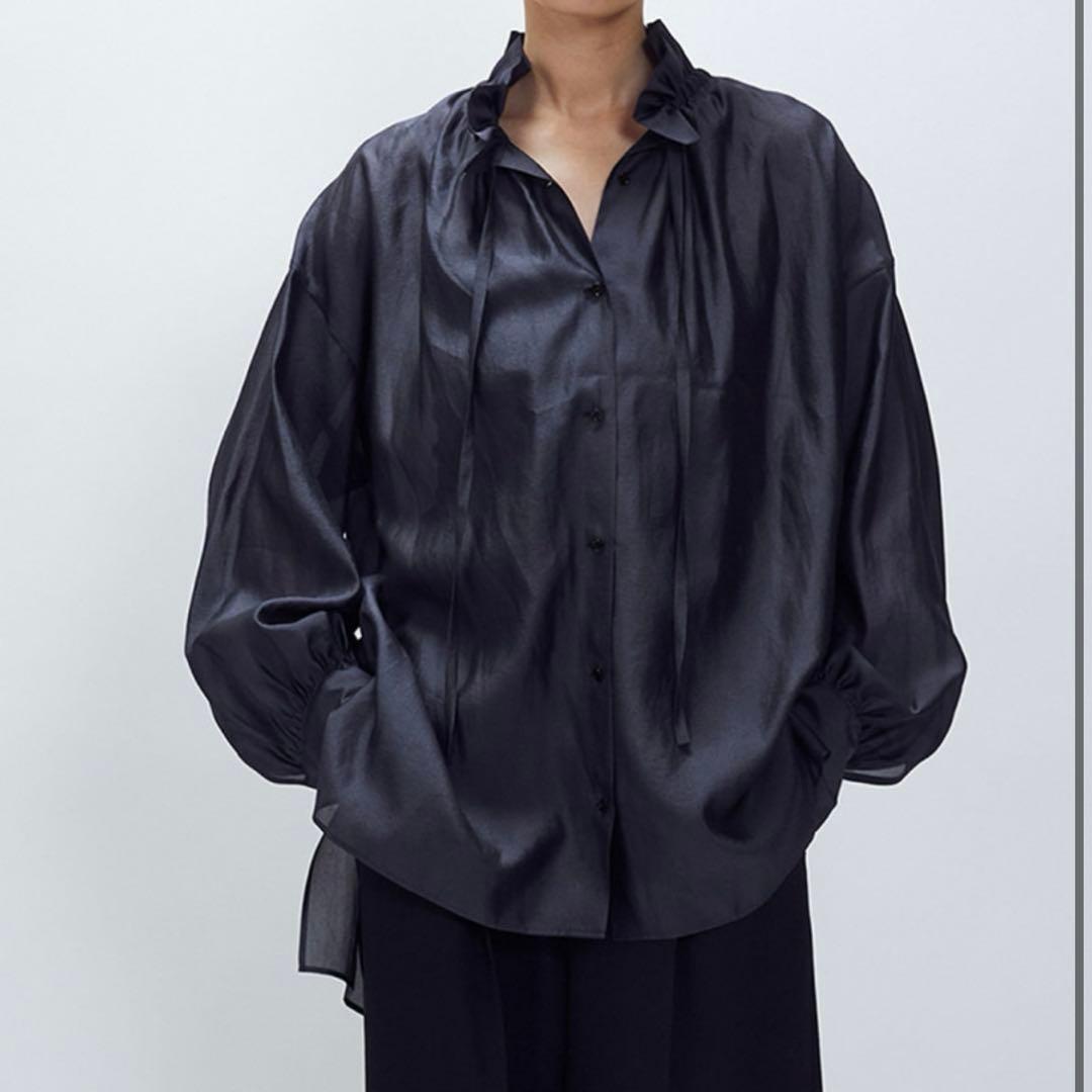 きよら様プルミエ アロンディスモン/ニュアンスブラウス フリルカラー　最終値下