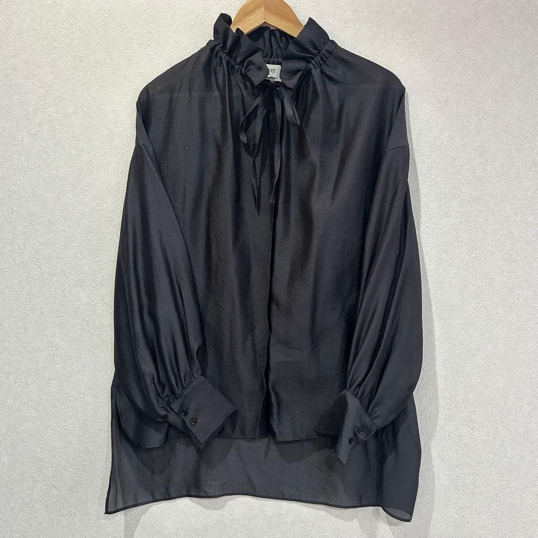 きよら様プルミエ アロンディスモン/ニュアンスブラウス フリルカラー　最終値下