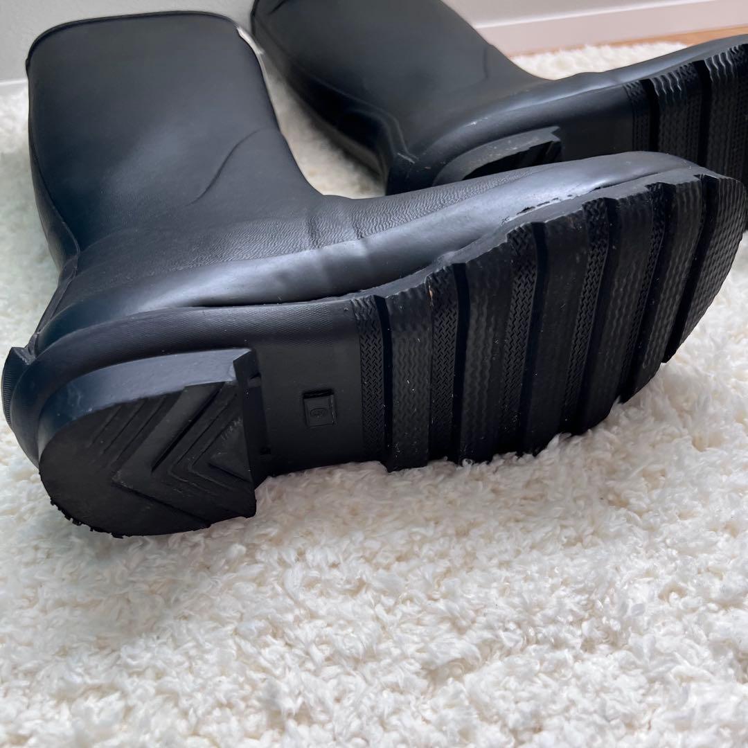 Barbour bebe 長靴 黒 チェック柄 UK6