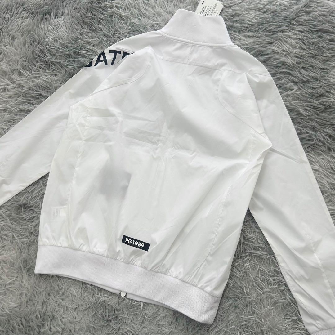 新品　パーリーゲイツ　ジャケット　ナイロン　ストレッチ　春用　ホワイト　2