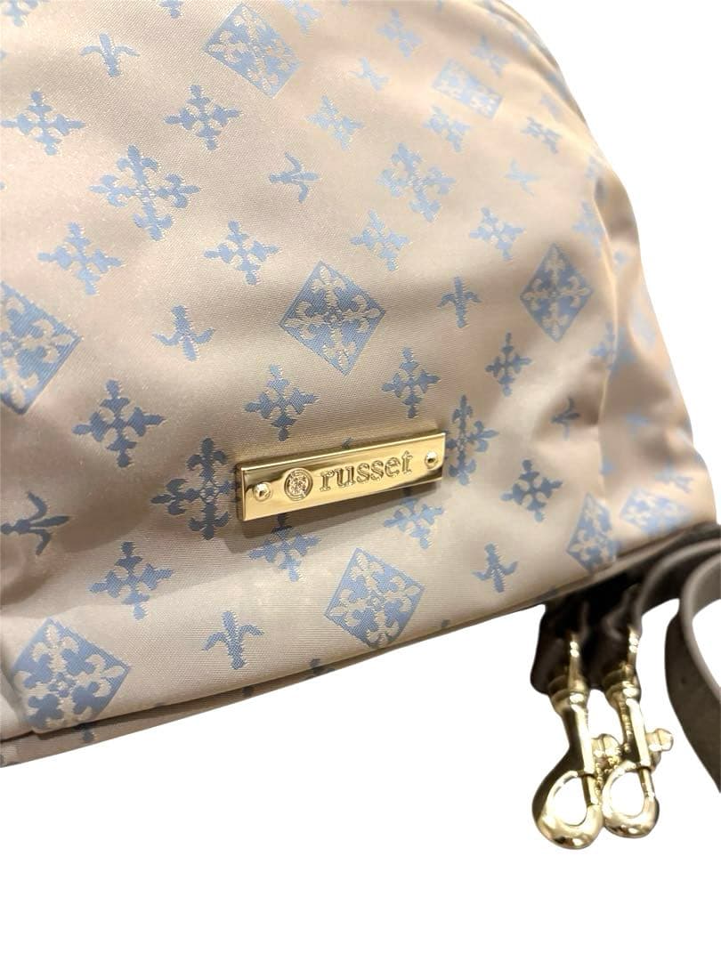 ✨極美品✨ russet ラシット　ショルダーバッグ　ブルーグレー