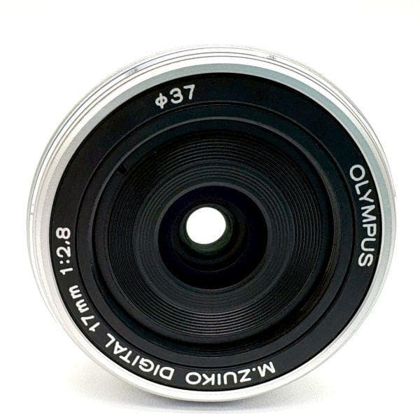 【美品】オリンパス M.ZUIKO DIGITAL 17mm F2.8 シルバー