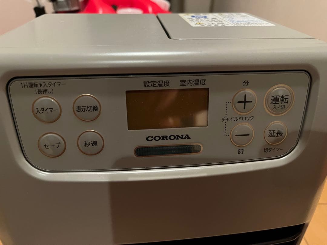 CORONA 石油ファンヒーター デジタル表示 3.6Lタンク、2025年製造品