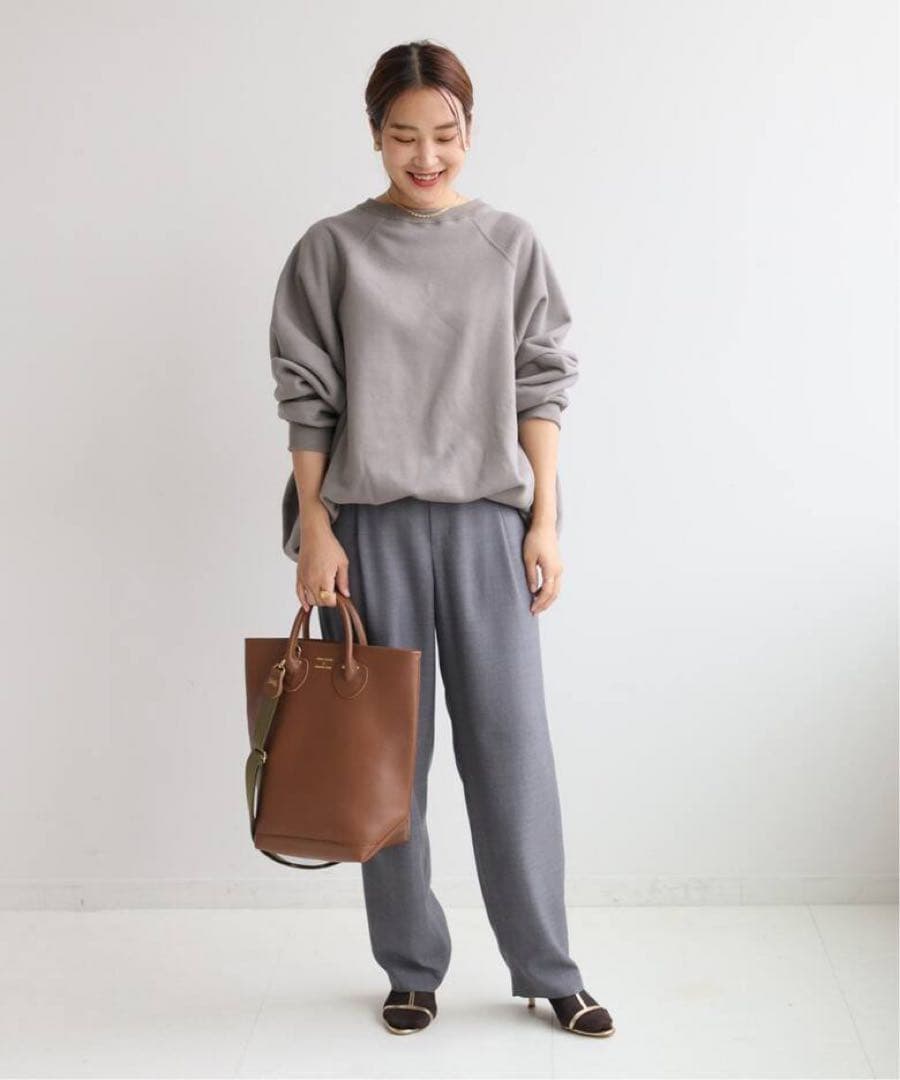 バッグ YOUNG&OLSEN EMBOSSED LEATHER HAVERSACK M